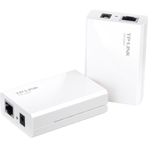 TP-LINK TL-POE200 Power Over Ethernet Adapter, 1 Injector, 1 Splitter