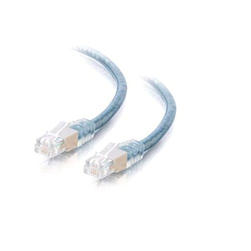 C2G High-Speed Internet Modem Cable - Phone cable - RJ-11 (M) to RJ-11 (M) - 15 ft - double shielded - molded, snagless - transparent blue