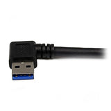 StarTech.com 1m SuperSpeed USB 3. Cable Right Angle A to B 3 ft USB 3 Cable Right Angle USB 3. A (M) to USB 3. B (M)