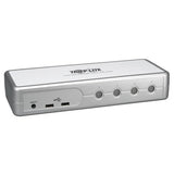 Tripp Lite 4-Port DVI/USB Desktop KVM Switch with Audio & Cables (B004-DUA4-K-R)