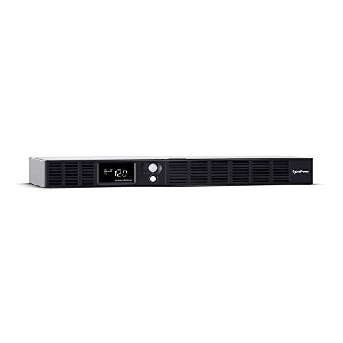 CyberPower OR500LCDRM1U Smart App LCD UPS System, 500VA/300W, 6 Outlets, AVR, 1U Rackmount