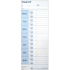 Pyramid 331-11 Attendance Cards, 100-Pack