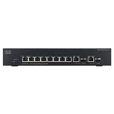 CISCO SYSTEMS Sg350-10P 10-Port Gigabit Managed Switch (SG35010PK9NA)