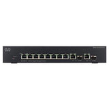 CISCO SYSTEMS Sg350-10P 10-Port Gigabit Managed Switch (SG35010PK9NA)