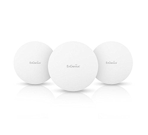 EnGenius Technologies EWS330AP-3PACK (3) 802.11AC Wave 2, Concurrent Dual-Band, Compact Size Wireless Access Point, Standard PoE (Power Adapter NOT Included)