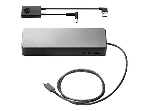 HP 2UF95UT#ABA Universal - Docking Station - 2 x DP - for Elite X2, Elitebook 1030 G1, 1040 G3 and More - Black