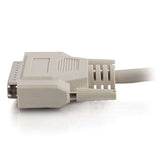 C2G 06094 IEEE-1284 DB25 Male to Centronics 36 (C36) Male Parallel Printer Cable, Beige (50 Feet, 15.24 Meters)
