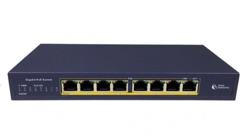 Amer Networks SGD8P 8 Port Gb Switch w PoE