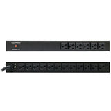 CyberPower PDU20B6F12R Basic PDU 18-Outlets Rack Mount 1U 20A