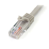 StarTech.com 45PATCH20GR Snagless RJ45 UTP Cat 5e Patch Cable, 20-Feet (Gray)