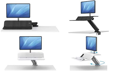 Lotus Rt Sit-Stand Workstation Dual Black