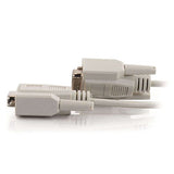 C2G 25201 DB9 M/F Serial RS232 Extension Cable, Beige (3 Feet, 0.91 Meters)