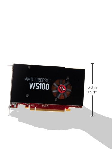 Sapphire 100-505737 AMD FirePro W5100 4GB GDDR5 Quad DP PCI-Express Graphics Card