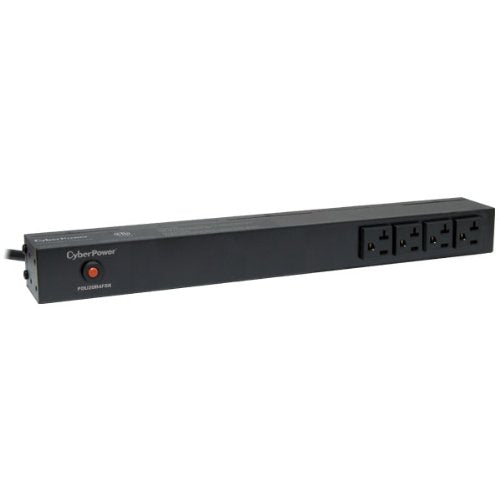 CyberPower PDU20B4F8R Basic PDU, 100-125V/20A, 12 Outlets, 1U Rackmount