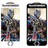 Transformers: Licensed Screen Protector - White Frame - for iPhone 7 Plus, iPhone 8 Plus, Tempered Glass, 3D Curve Edge Full Screen Coverage, Premium HD Clear 9H Hardness - Swordfish Tech