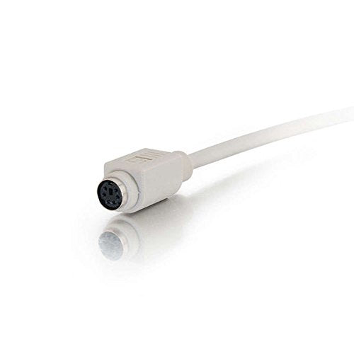C2G 02715 PS/2 M/F Keyboard/Mouse Extension Cable, Beige (6 Feet, 1.82 Meters)