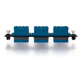 C2G 31105 Q-Series 12-Strand, SC Duplex, PB Insert, Multimode/Single-mode Adapter Panel, TAA Compliant, Blue