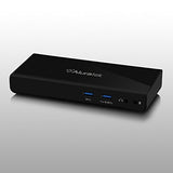 Aluratek USB 3.0 Dual Display Laptop Docking Station (AUDS0302F)
