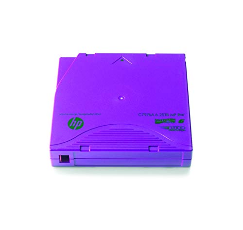 Hp C7976A LTO 6 Ultrium (2.5/6.25 TB) MP RW Data Cartridge