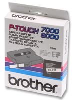 Brother 9mm Black on White Laminated Tapes