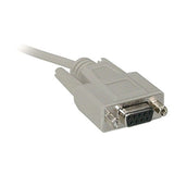 C2G 02711 DB9 M/F Serial RS232 Extension Cable, Beige (6 Feet, 1.82 Meters)