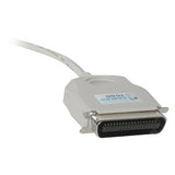 C2G 16898 USB to Centronics 36 (C36) Parallel Printer Adapter Cable, Beige (6 Feet, 1.82 Meters)