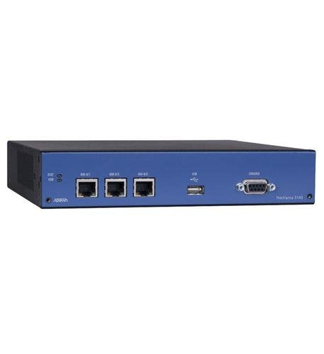 Adtran NetVanta 3140 RM - Router - Rack-Mountable - with Enhanced Feature Pack Software, Black/Blue (4700341F2)