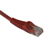 50ft Cat5e Red Molded Snagless Rj45 M/M Patch Cable 350mhz