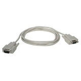 C2G 02711 DB9 M/F Serial RS232 Extension Cable, Beige (6 Feet, 1.82 Meters)