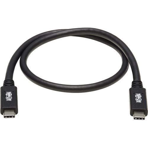 Tripp Lite USB C Cable USB 3.1 Gen 2, 5A Rating 10Gbps M/USB Type C 20In (U420-20N-G2-5A)