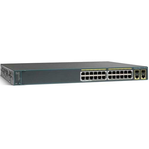Cisco Catalyst 2960 Plus 24 Port Switch (WS-C2960+24LC-S)