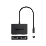 Belkin Mini Display Port to 2X DVI Splitter Dongle (F2CD060), Not Compatible with Surface Pro 3 Tablets & Pro 3 Docks, MacBook Air 10.8 or Newer Versions