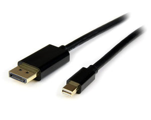 StarTech.com Mini DisplayPort to DisplayPort 1.2 Adapter Cable M/M - DisplayPort 4k with HBR2 support - 3 feet Mini DP to DP Cable