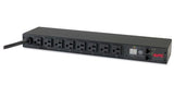 Schneider Electric Rack PDU, Metered, 1U, 20A, 120V, [8] 5-20