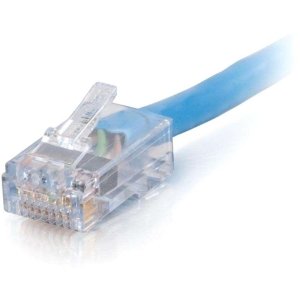 7ft Cat6 Non-Booted Network Patch Cable (Plenum-Rated) - Blue