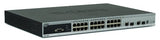xStack Managed 24-Port 10/100 L2+ Switch, 4 Gigabit Copper Ports + 2 Combo SFP Slots