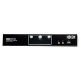 Tripp Lite B004-2DUA2-K 2-Port Dual Monitor DVI KVM Switch with Audio and USB 2.0 Hub, Cables Included