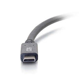 C2G 3.0 USB-C to USB-A 6 Feet Long Video Cable Black (28832)