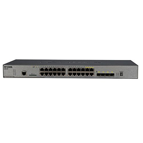 D-Link Xstack Managed DGS-3120-24TC/SI 24-Port Gigabit Stackable L2 Switch, 4 Combo Sfp, 40-Gigabit Stacking, Standard Image