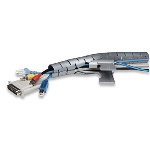 Techly Fixible cable cover 2,5m 25mm diameter, black