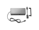 HP 1MK33UT#ABA USB-C Universal Docking Station for Chromebook 14 G4, EliteBook 1040 G4, ZBook Studio G3 Mobile Workstation & More, Black