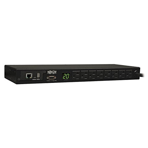 Monitored PDU 1-Phase 120v 20a L5-20p 1u Horizontal 8x5-15/20r