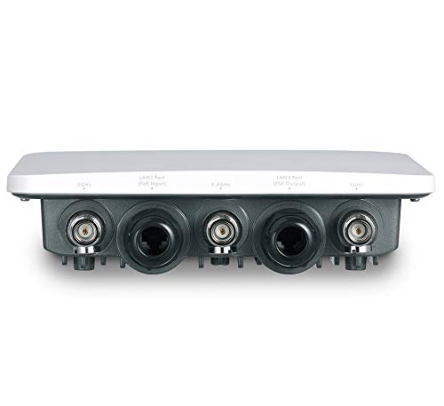EnGenius High-Powered, Long-Range, Ruggedized 3 x 3 Dual-Band Wireless AC1750 Outdoor Access Point, 29 dBm, IP68, Gigabit Port, 802.3af/at PoE(ENH1750EXT)