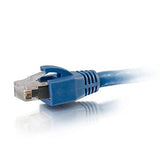 C2G 100ft Cat6 Snagless Solid Shielded Network Patch Cable - Blue 43169