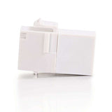 C2G 03677 RJ45 (8P8C) Coupler Keystone Insert Module, White