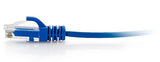 C2G 01023 Cat5e Cable - Snagless Unshielded Slim Ethernet Network Patch Cable, Blue (4 Feet, 1.21 Meters)