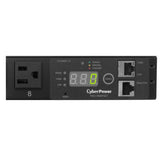 CyberPower PDU15M8FNET Monitored PDU, 100-120V/15A, 8 Outlets, 1U Rackmount