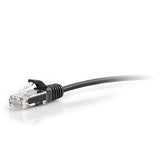 C2G 14-Feet Cat5e Snagless Unshielded (UTP) Slim Network Patch Cable, Black (01069)