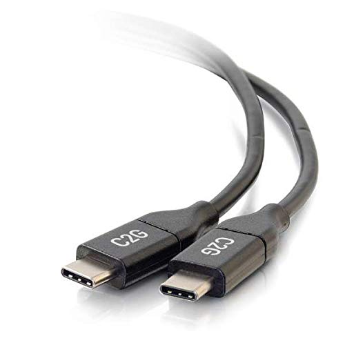 C2G 28827 USB-C Cable - USB-C 2.0 Male to Male Cable (5A Charging) (3 Feet, 0.91 Meters)