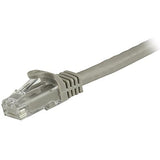 Cat6 Patch Cable - 8 ft - Gray Ethernet Cable - Snagless RJ45 Cable - Ethernet Cord - Cat 6 Cable - 8ft